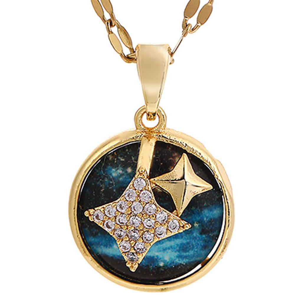 Estrela planeta luxo temperamento incrustado com pedra brilhante jóias pingente lindo moda universo Xinghe acessórios de vestuário pingente "sem corrente"