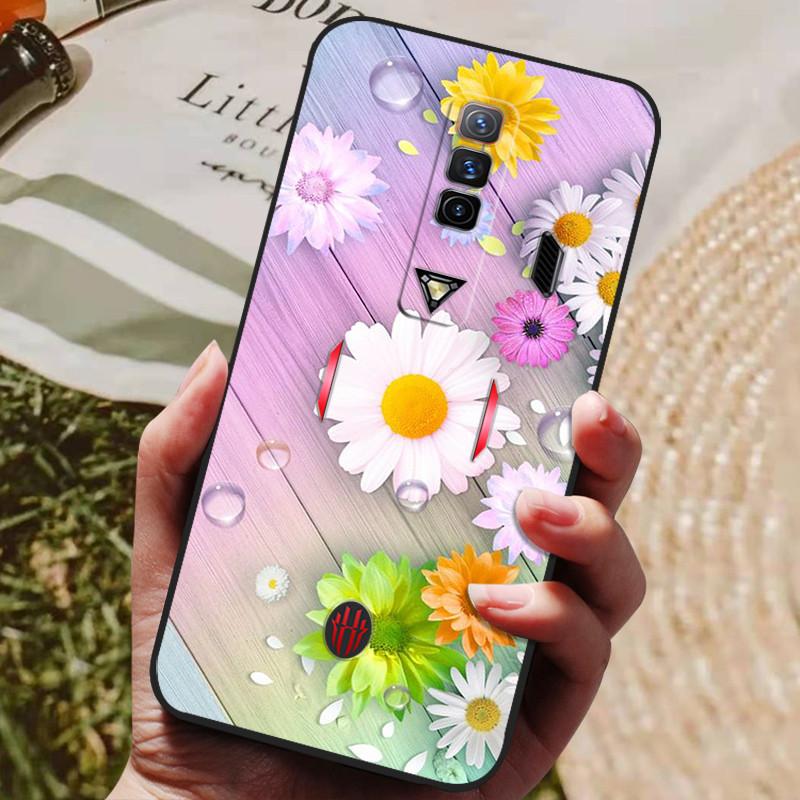

Для ZTE Nubia Red Magic 7 Чохол Модний Силіконовий М який ТПУ Задня Кришка для Глобальної Версії Nubia REDMAGIC 7 Pro Чохол Бампер For Red Magic 7
