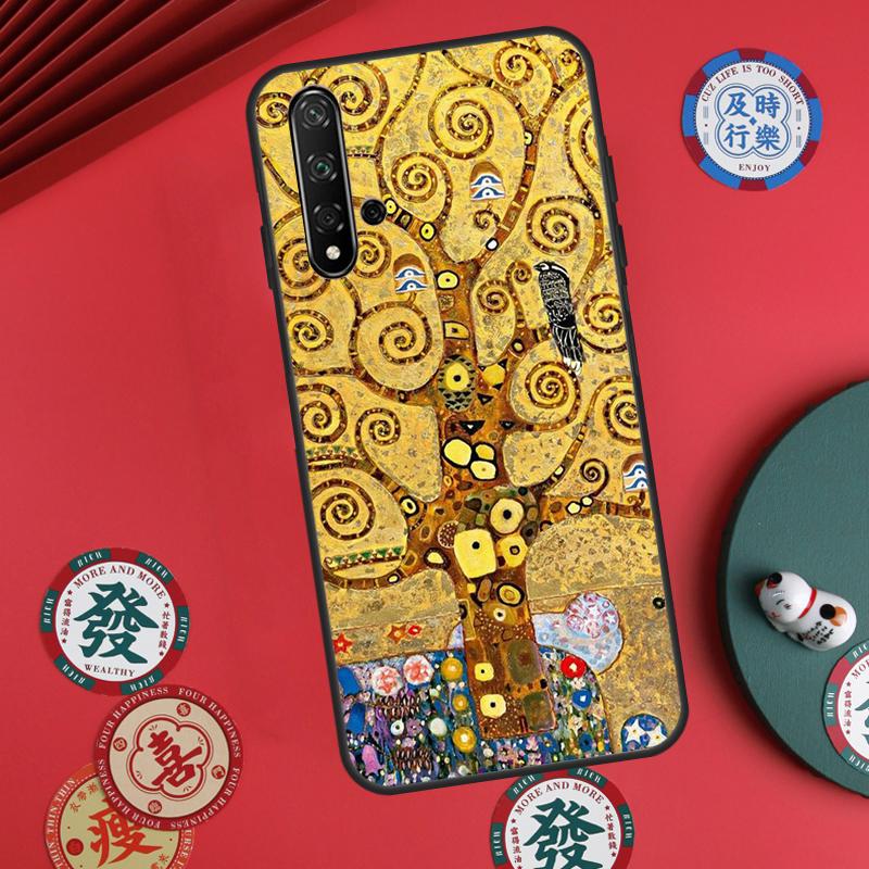 Kiss by Gustav Klimt For Huawei Nova Y73 Y72 Y61 Y91 Y90 Y70 Y60 12s 12i 11i 8i 9 10 SE P60 Pro P30 P40 Lite Case