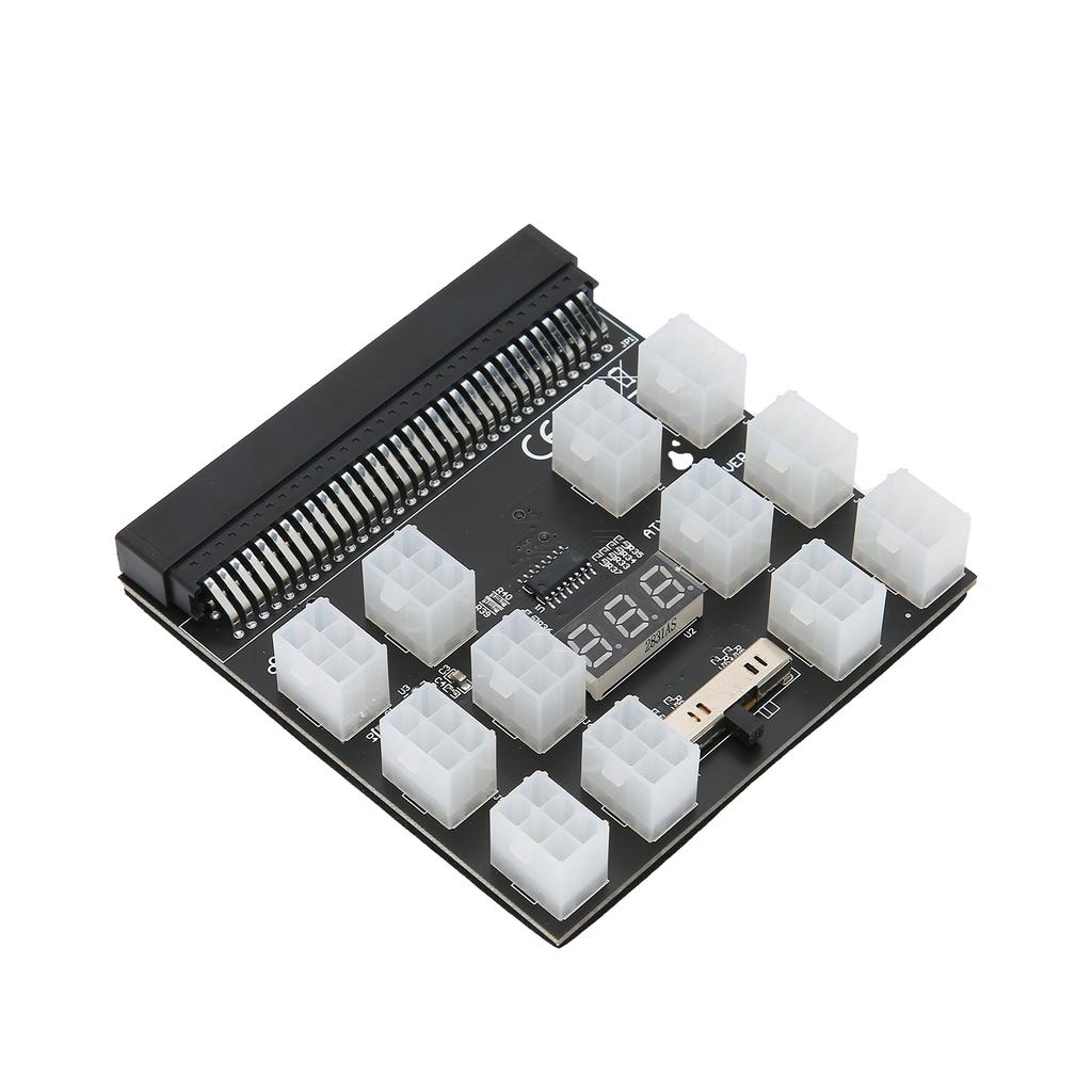 Netzteil Breakout Board Adapter PCB 12 ATX 2x3Pin Konverter 12V für HP PSU GPU Mining