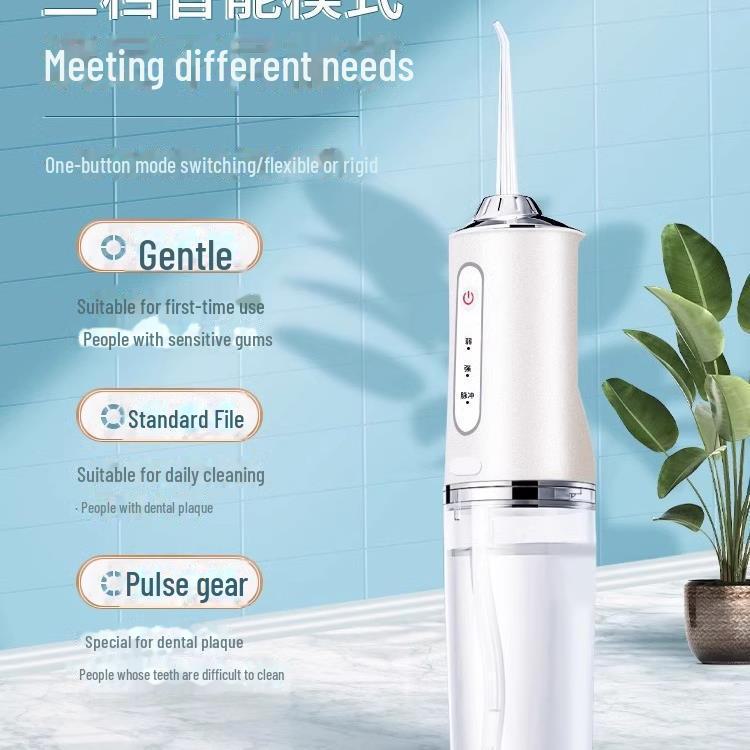 Portable Electric Oral Irrigator for Teeth and Orthodontics - Water Flosser for Children and Adults