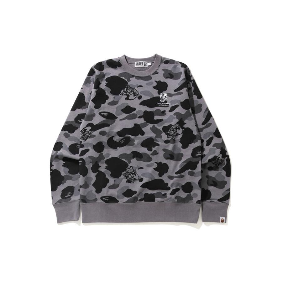 A BATHING APE Sweatshirts Men's Crew Neck Moderate 0ZXSWM11303XG