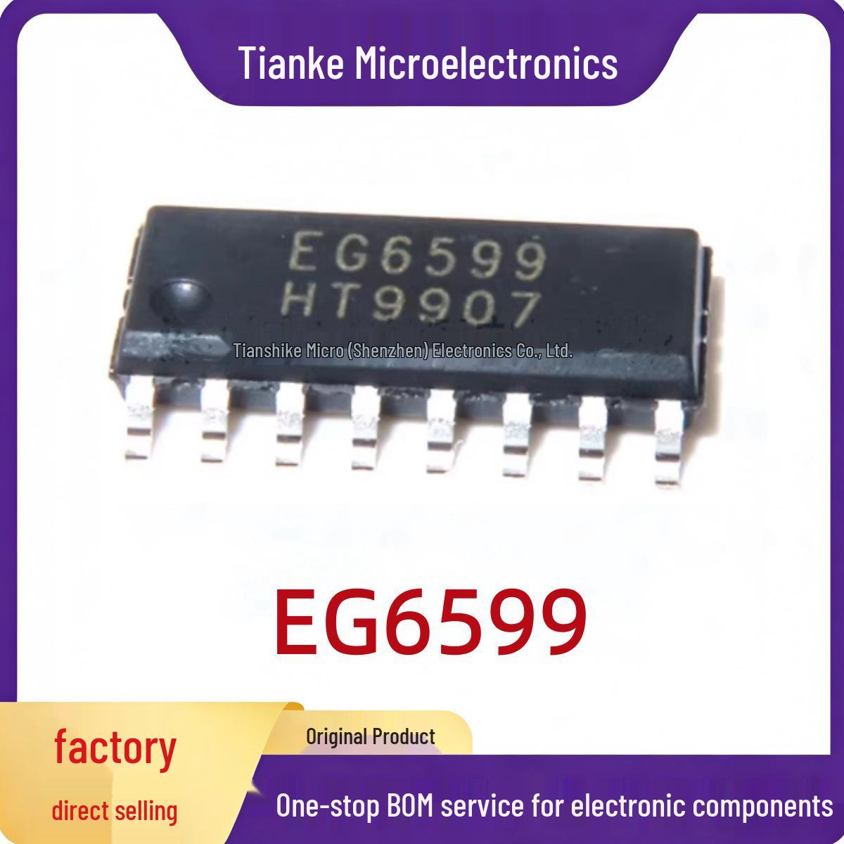 

EG6599 SOP-16 Pin L6599 Compatible Power Monitoring IC Chip - Original Stock.