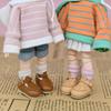 1 Pair Cute 1/12 Bjd Doll Shoes Flower 1/12 Bjd Casual Shoes Cute Obitsu 11 Doll Shoes  Obitsu11