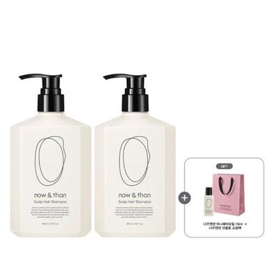 Now&Than Scalp Hair Shampoo 300ml Duo Set (300ml*2 + Hair Oil 10ml)