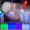 LED Stage Lights Full Color Single Color Remote Control Built-in Fan Light Stage Living Room Bar Concert Fill Light Spotlight