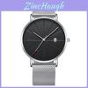 Minimalist Nordic Mens Quartz Watch With Calendar And 24h Indicator For Casual Wear