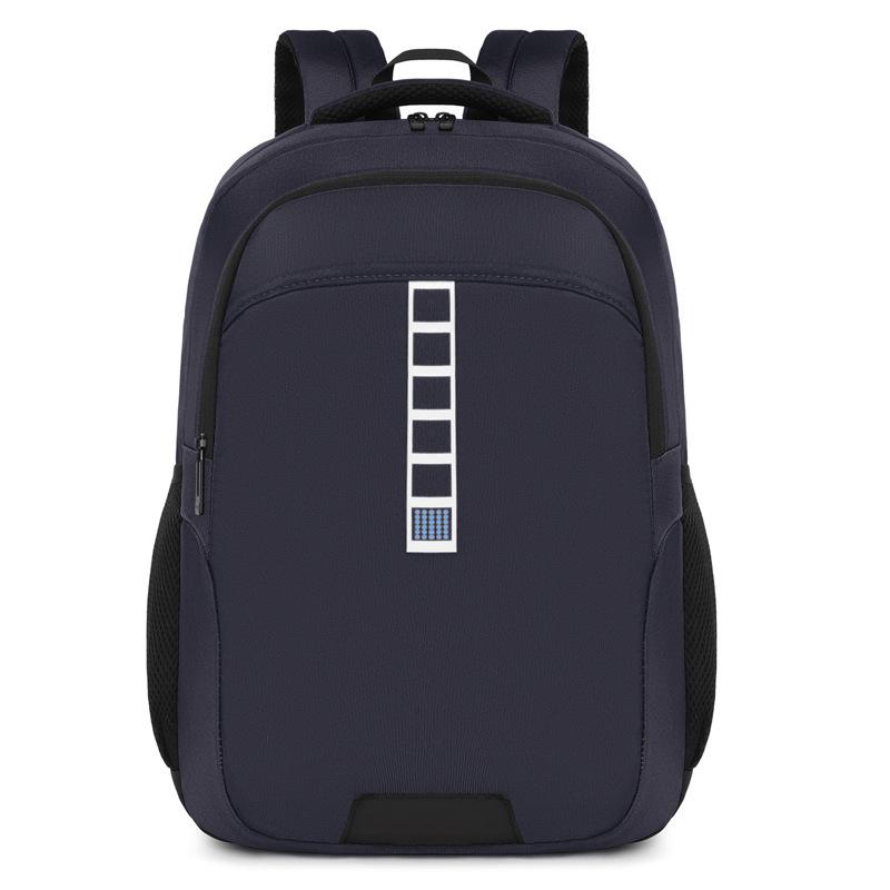 Men's business and leisure backpack, light travel, reflective strip, large capacity backpack,