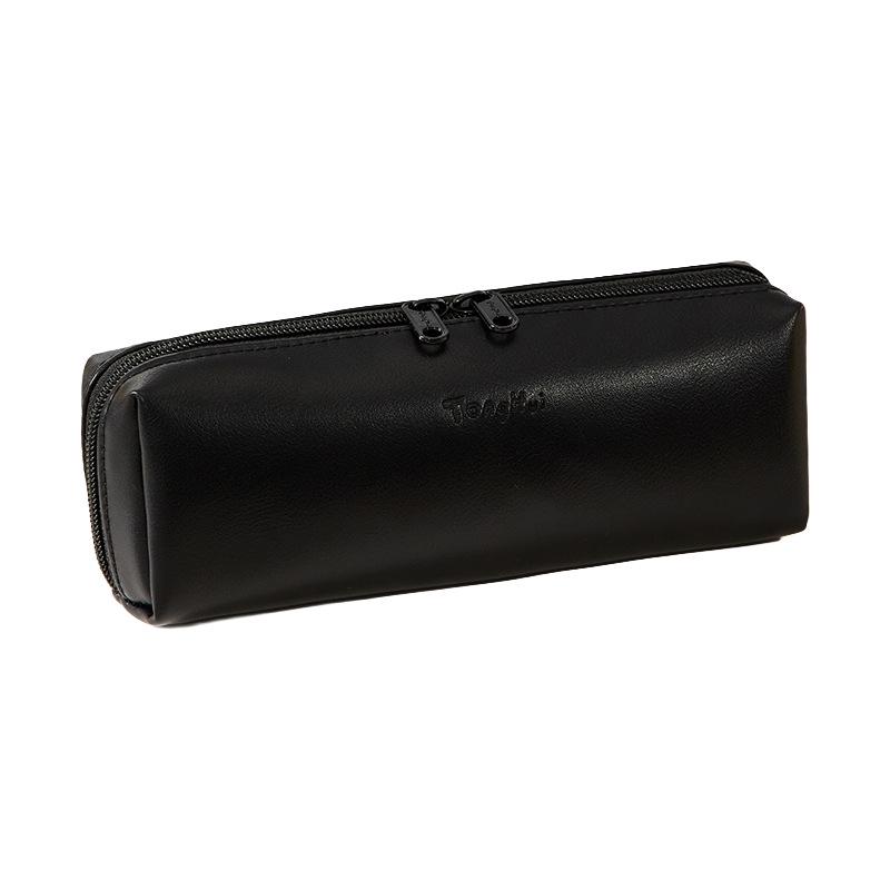 Original PU Leather Pencil Case: Spacious, Stylish Stationery Box with Large Opening for Primary Students