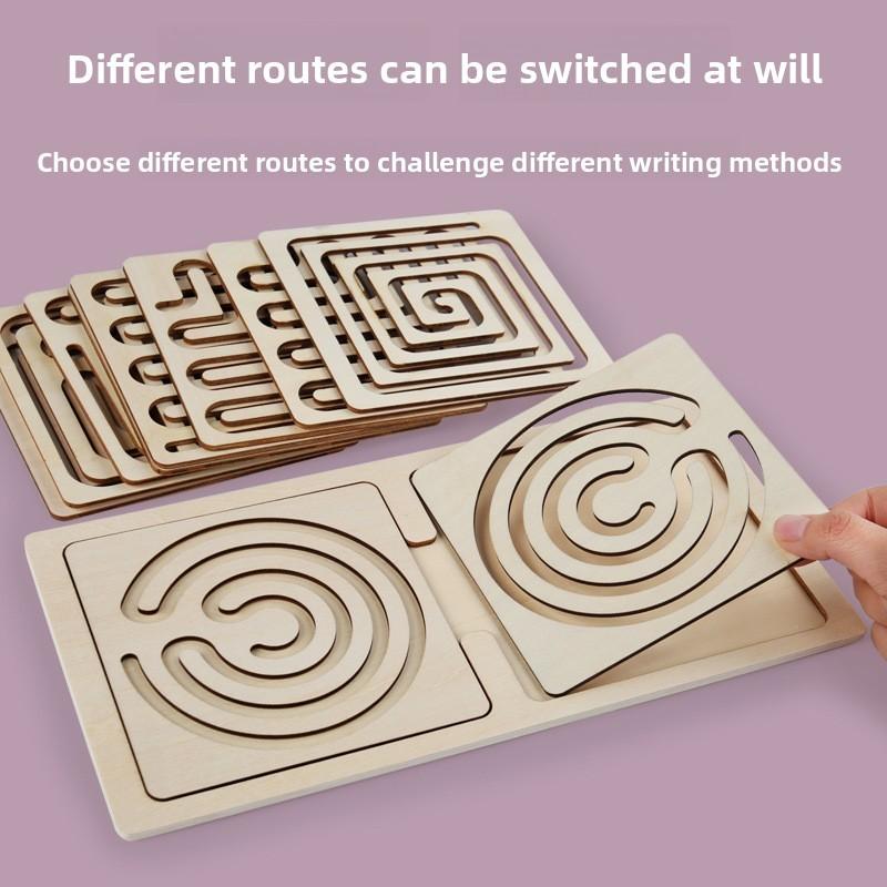 Kids Brain Training Wooden Toy For Full Brain Thinking And Enhancement Attention