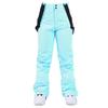 Men's and Women's Windproof Water-Repellent Winter Ski Bib Pants