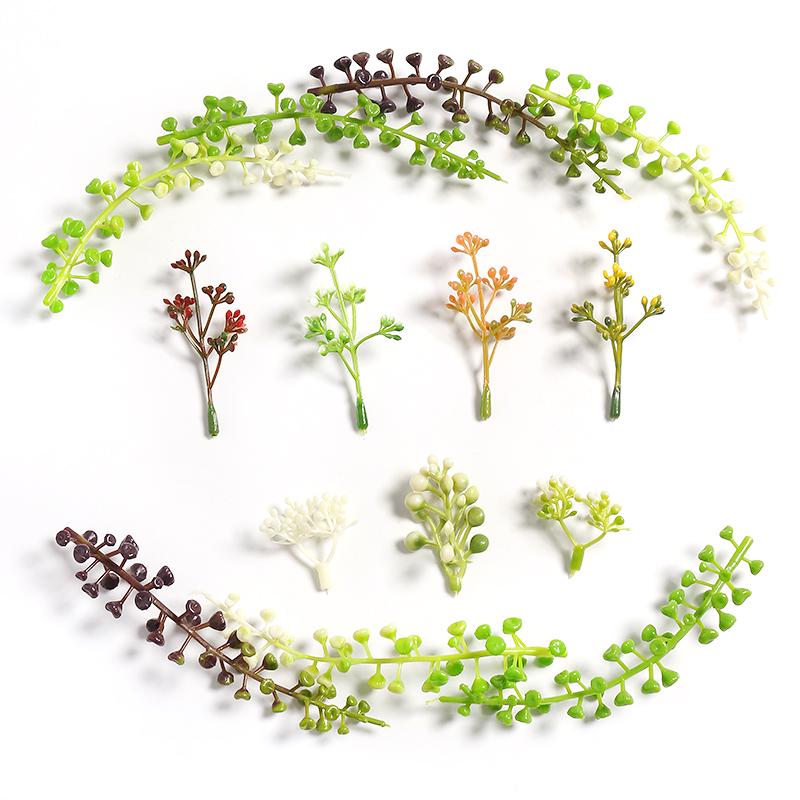 Wild Mulberry Wreath Material - Green Plant Ornaments for DIY Home Decor