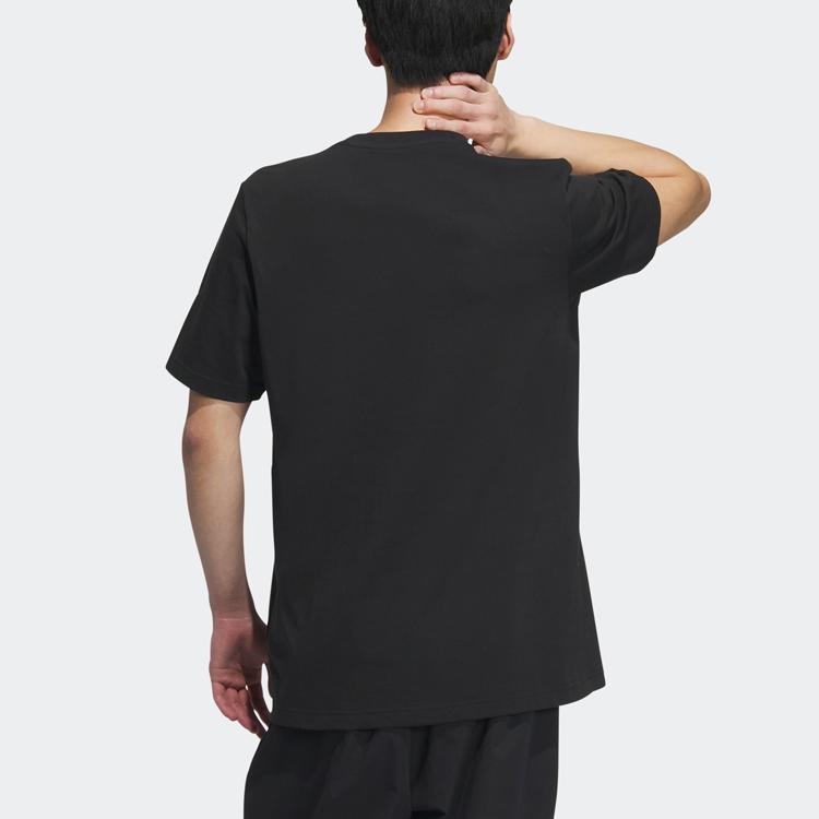 Adidas Neo X Lotso Tee Cartoon Letter Print Round Neck Short Sleeve T-Shirt Men Tops Black IP4026