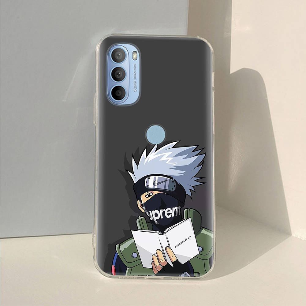 AD85 Naruto Anime Clear Case for Samsung A04 A14 A23 A34 A54 M23 M33 M52 M53 Realme 10 9 C30S C35 C55 VIVO Y02 Y21 Y33S Y51 X80 V25 Cover