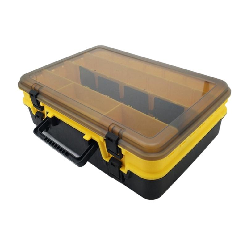 Fishing Hook Organizers Clear Adjusted Dividers Terminals Tackle Case