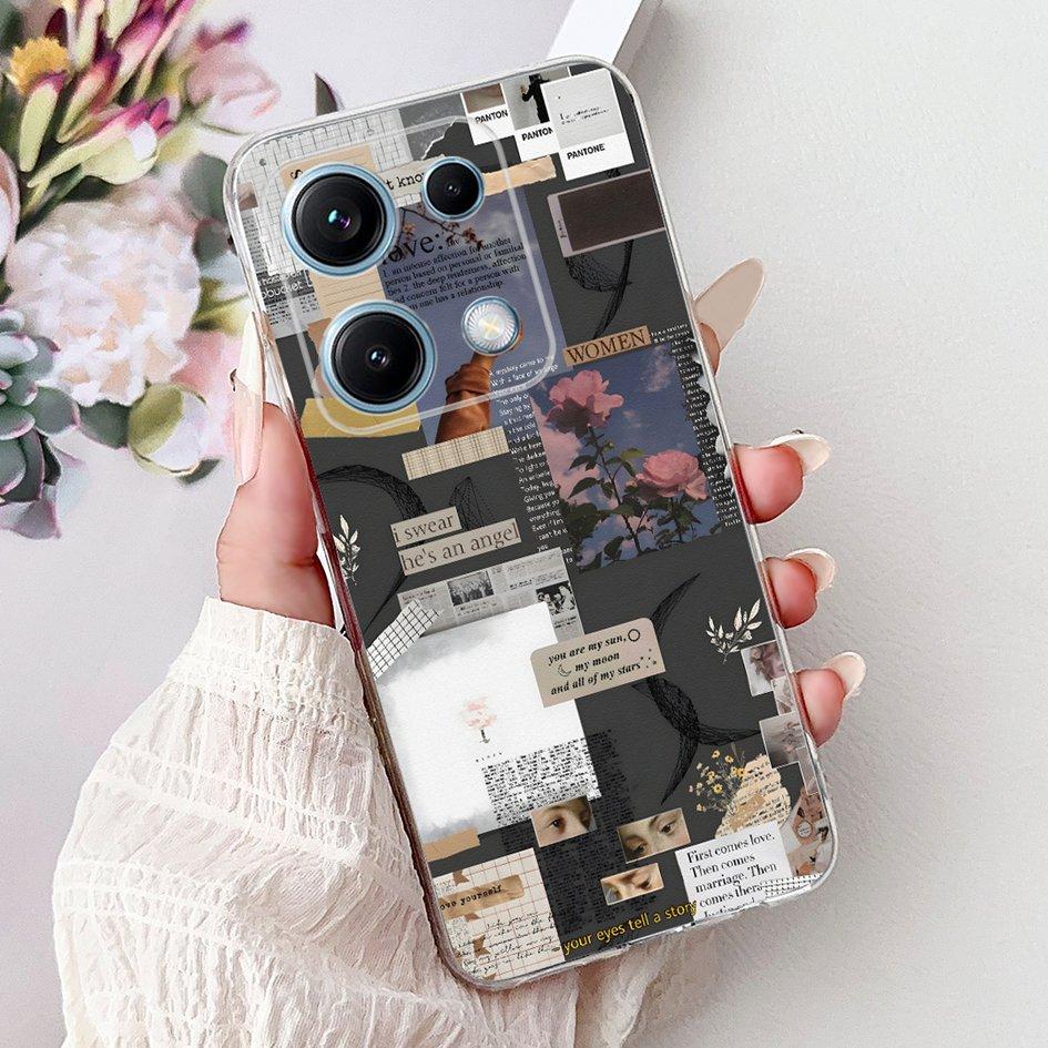 New Case For Xiaomi Redmi Note 14S Cover 2025 Popular Cartoon Astronaut Soft Silicone Clear Cover For Redmi Note14s 4G Shell New