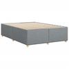 Vidaxl Bed Frame Without Mattress, Light Gray, 160X200 Cm, Upholstered