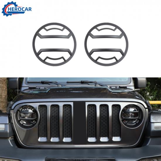 Front Headlight Taillight Guards Cover Protector Trim For Jeep Gladiator JT 20+