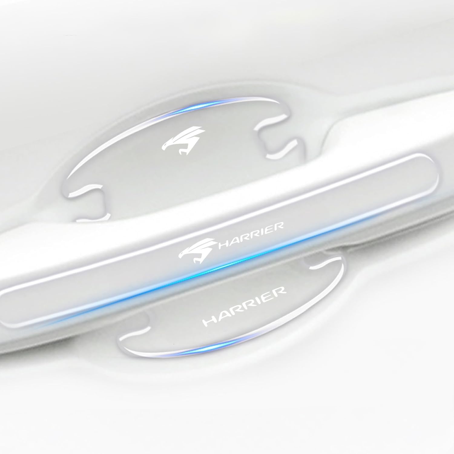 

with Door Handle Car Door Handle Protection Scratch Prevention Exterior Covers with Custom Easy Set of 8 [Compatible Harrier] Protectors, Parts, & белый