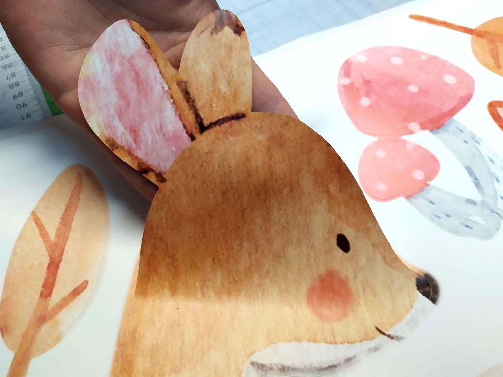 Set of Decorative Stickers for Children - Forest