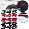 1 stuks 3D Metaal 392 345 6.4L 5.7 Logo Autosticker Embleem Badge Decals Auto Achterkant