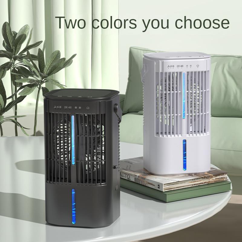 5 Inches USB Portable Cooler Air Conditioning Fan for Office and Bedroom with Mist Function and Quiet Mini Fan