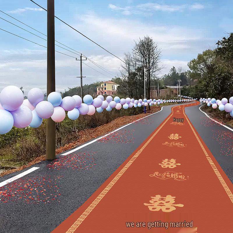 Rustic Wedding Balloon & Venue Decoration Set: Bridal Chamber Supplies & Reception Guidance