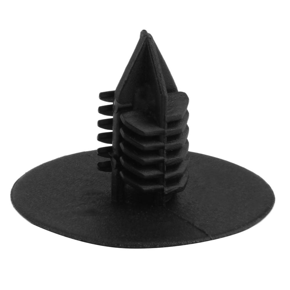 10mm Car Fender Bumper Push Pin Clip Black Universal Rivet Plastic Snap Tools Screw Fastener for Renault Clio MK2 MK3