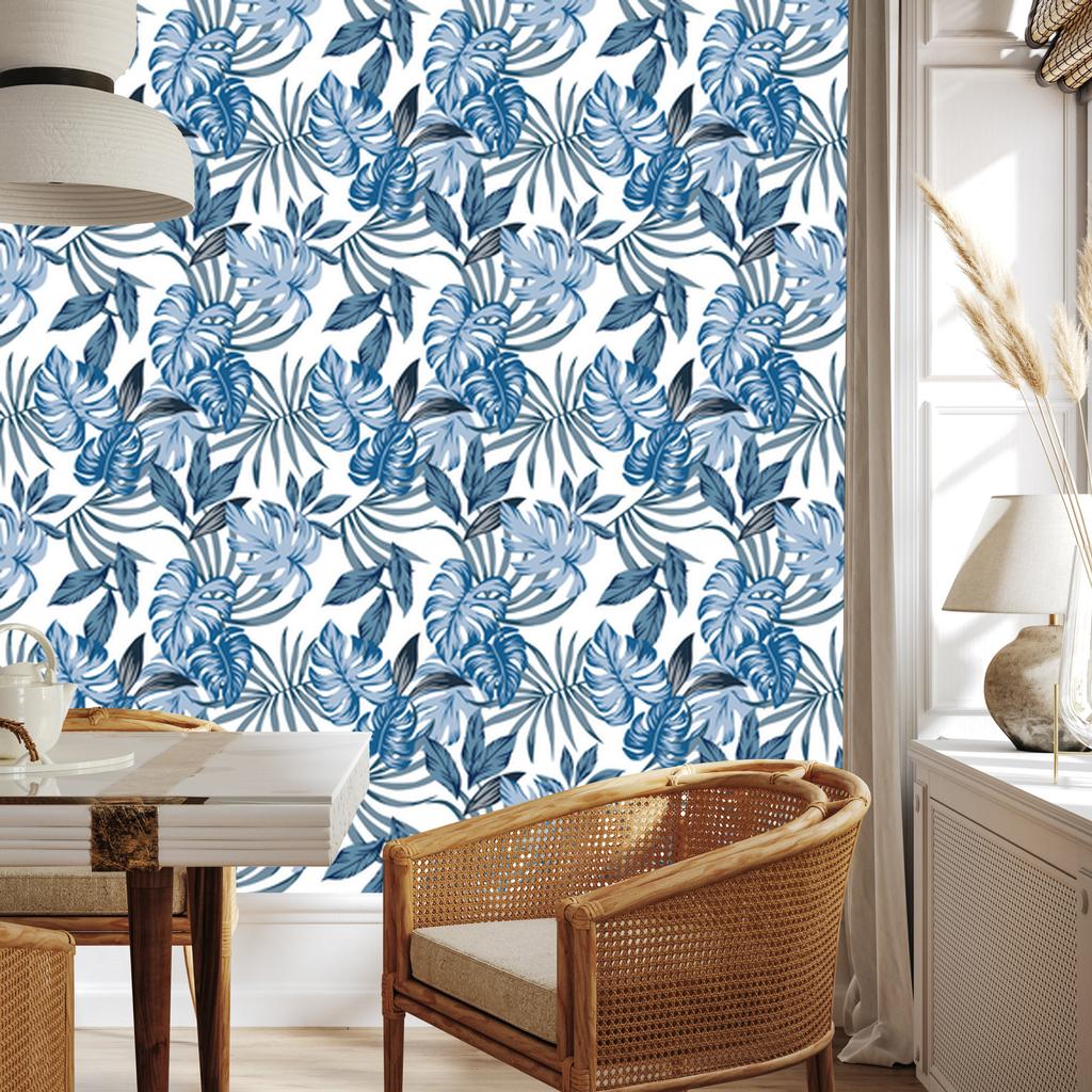 Leaves wallpaper for living room and bedroom 50x1000