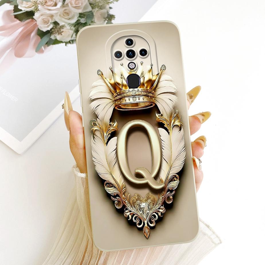 For Tecno Spark 6 Case KE7 Cool Fashion Letters Cover Shockproof Soft Silicone Phone Case For Tecno Spark 6 Spark6 Fundas Bumper