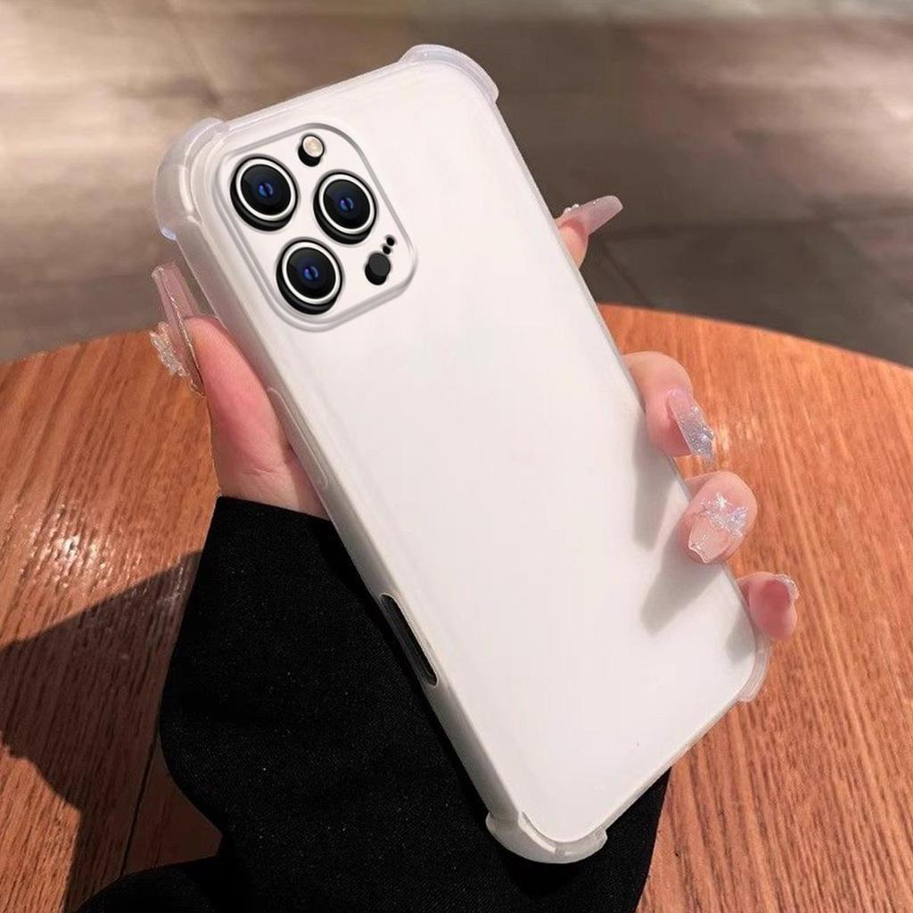 Case for iPhone 12 ProMax,12 Pro,11 ProMax,11 Pro Translucent Frosted Matte Casing 4-Corner Airbag Shockproof Bumper Cover