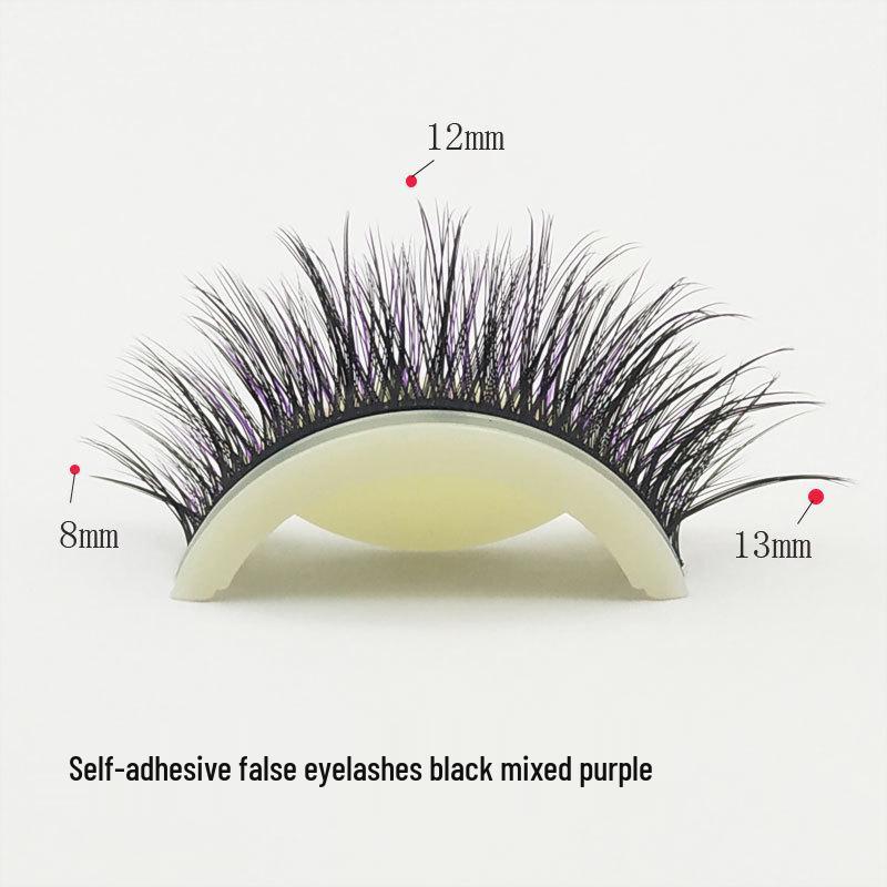 

Deliang Magnetic Glue-Free Dense False Eyelashes, European & American Style Colorful Style