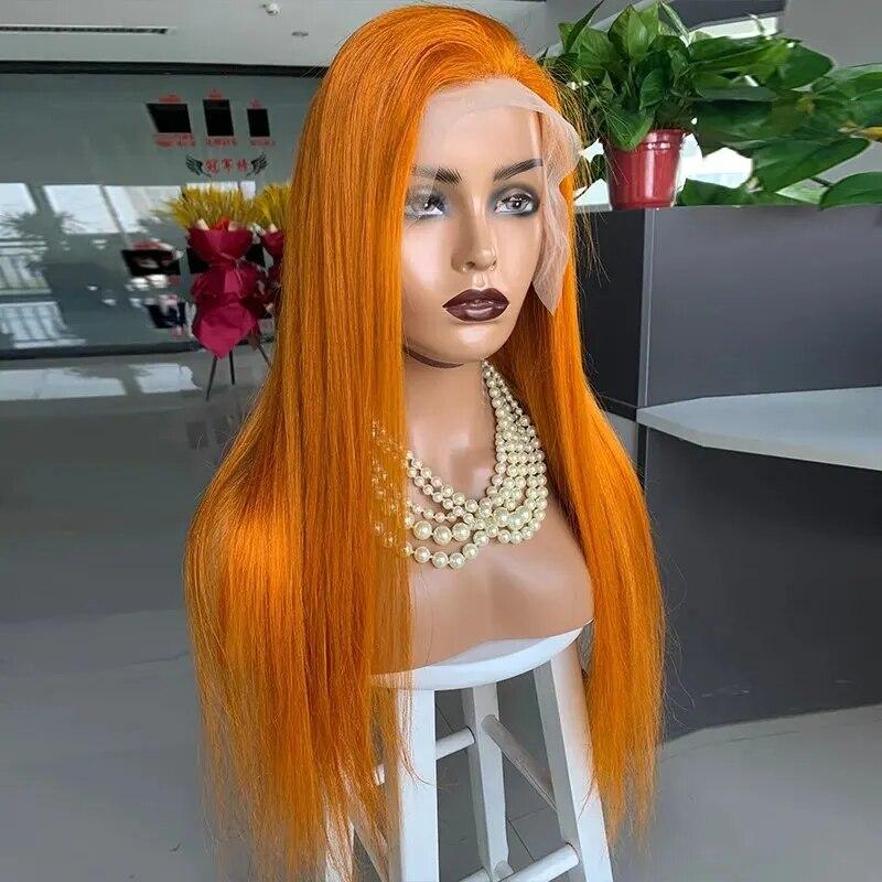 Hd Transparent 13x4x1 Lace Front Wig for Women Black Synthetic Lace Front Wig Pre-drawn Heat Resistant Wig