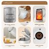 Midea 1.7L 316L Stainless Steel Double-Layer Electric Kettle CN plug (adapter included)