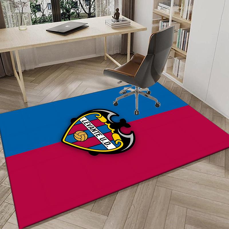 1PC Levante Football Rug Game Carpet, Floor Mat for Bedroom Living Room Entryway Rug, Home Decor Idea Gift for Christmas Birthday