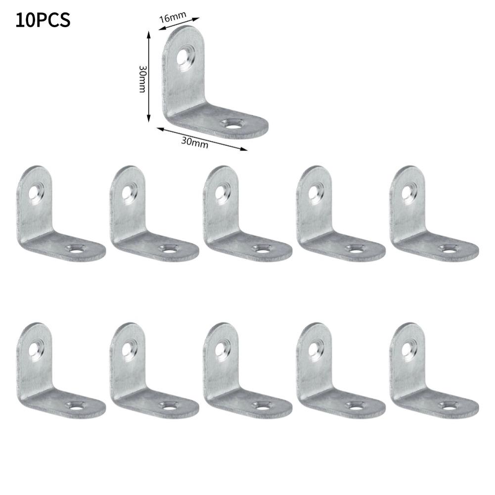 Stainless Steel Angle Corner Brackets Universal Furniture Corner Connector Brace Joint Fastener Cabinet Support Fixing Frame