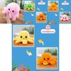 Adorable Double-sided Flip Reversible Octopus Plush Toy In Soft And Lifelike Style