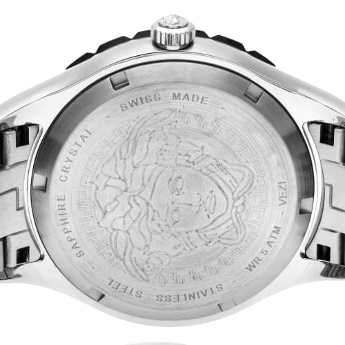 [VERSACE] Versace HELLENYIUM VEZI00321 Men's Watch with Black Dial