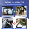 2PCS Universal Car Sunshade – Magnetic Suction Insulation Cloth for Side Windows, Heat Protection & UV Block
