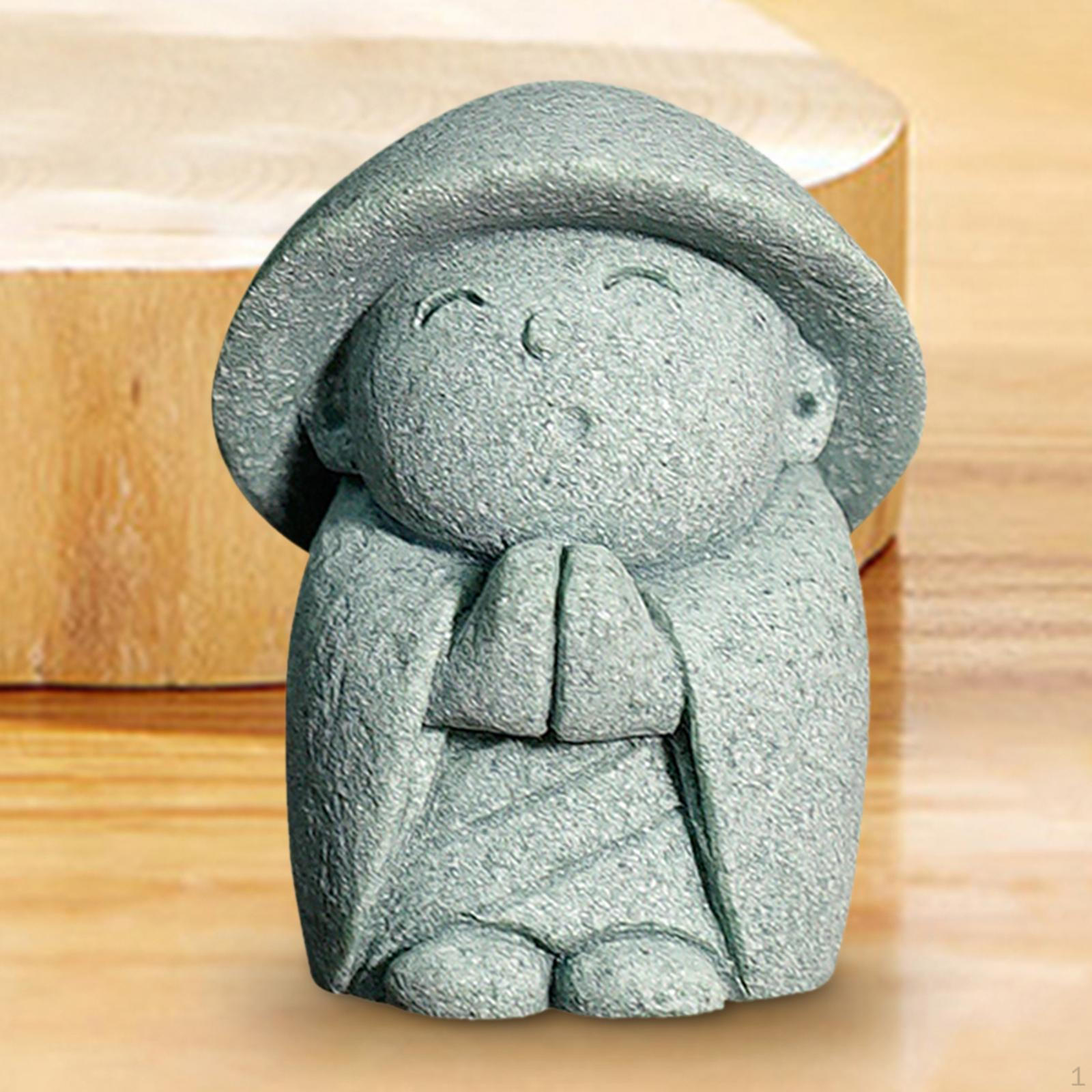 

Скульптура монаха для сада, мирный декор для дома Wearing a Hat