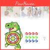 Dinosaur Board Dart Set Kids Toys Age 3 To 12 Year Old 12 Sticky Balls Gifts