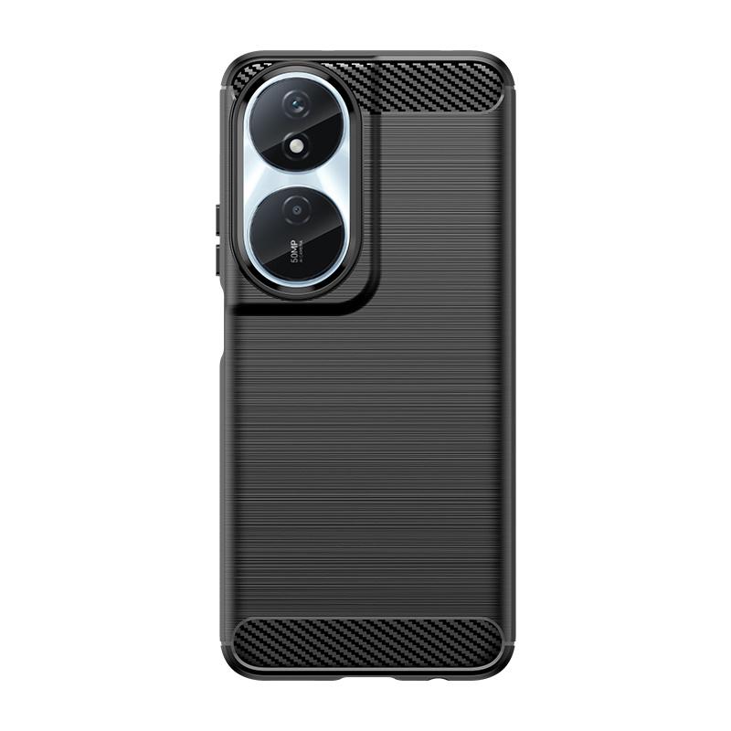 For Honor 90 Smart Case Cover Huawei Honor 90 Smart Capa Shockproof Phone Back Bumper Soft TPU Carbon Fiber Cover Honor 90 Smart