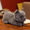 Adorable Bulldog Plush Toy 30cm Super Soft Stuffed Animal Huggable Companion Realistic Standing Plushie