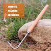 Weed Puller Uprooting Weeding Tool Gardening Hand Tools Weeding Hook for Farm Weeding and Loosening Soil Lightweight Hand Tools