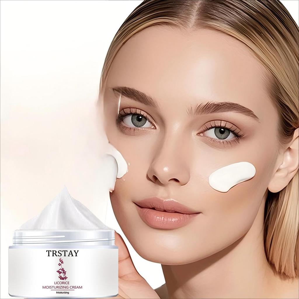 Durchscheinende Creme, sanft und nicht reizend, glättet Falten, verkleinert Poren, mildert feine Linien und macht die Haut weich und zart.