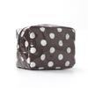 New Glossy Polka Dot Pvc Cosmetic Bag Makeup Bag Waterproof Travel Toiletry Bag Makeup Brush Case Mini Clutch