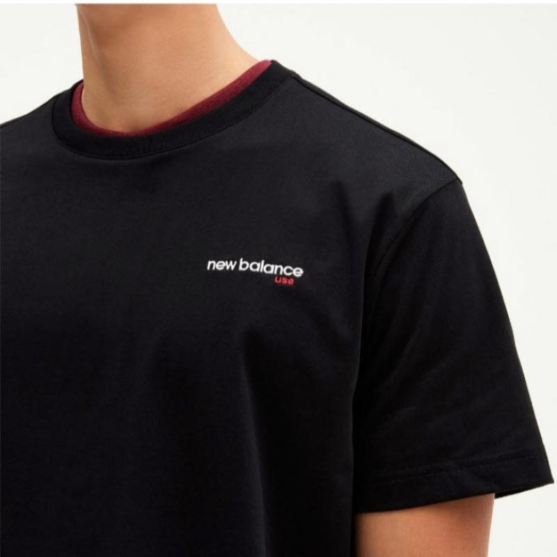 New Balance Tee Kqj Nbnee21023 19 Public Essential Back Big Logo Short Sleeve Tee  St