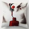 1pc Pillowcase, Fashion Nail Salon Theme Room Aesthetic Picture Art, 45Cm X 45Cm, Soft And Smooth Feel Polyester Short Plush Fabric, Single-Sided Prin