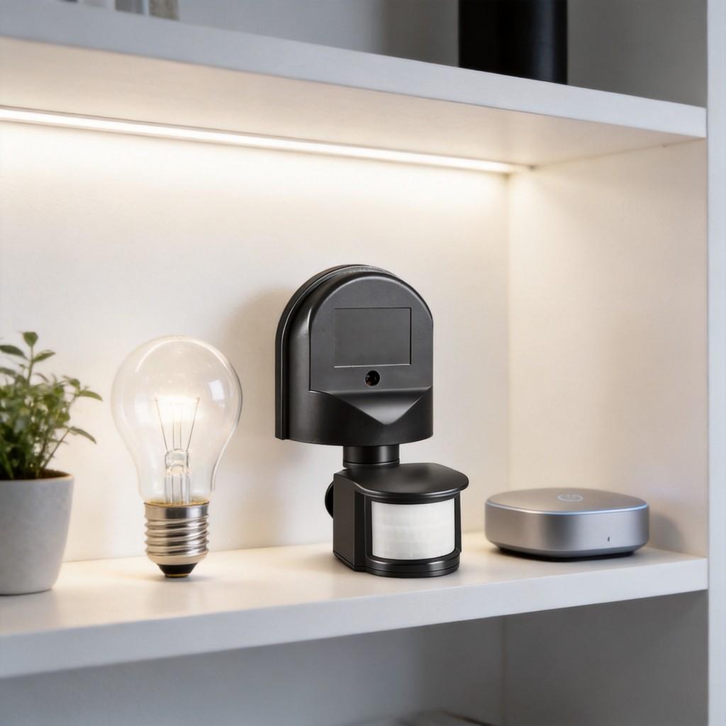 Motion Detection Sensor Wall Light With Base For Parking Garages And Hallways