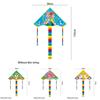 New Children's Kite Grid Cloth Wind Triangle Kite